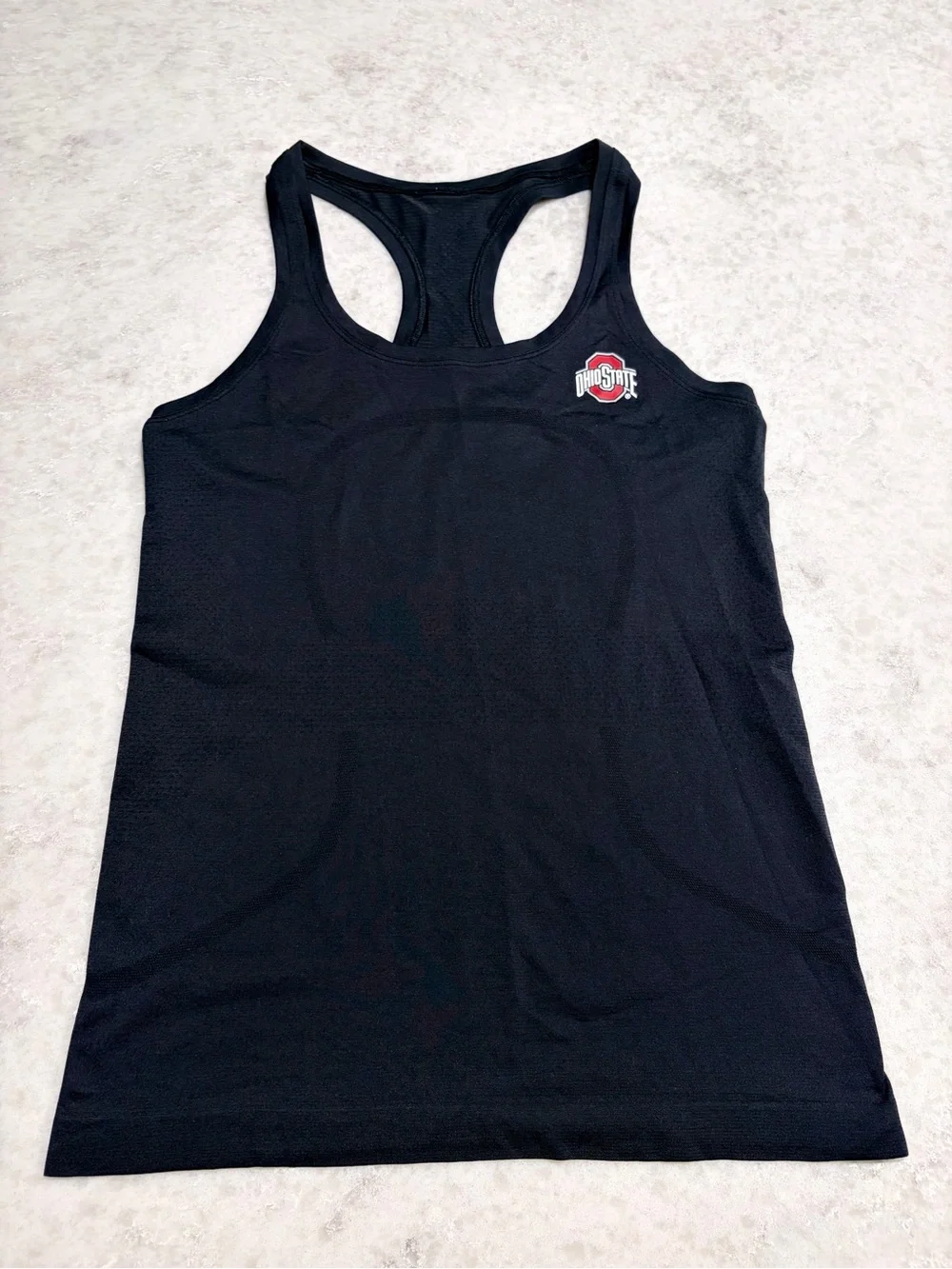 Lululemon Ohio State Buckeyes Black Swiftly Tech Racerback Tank - Size 6